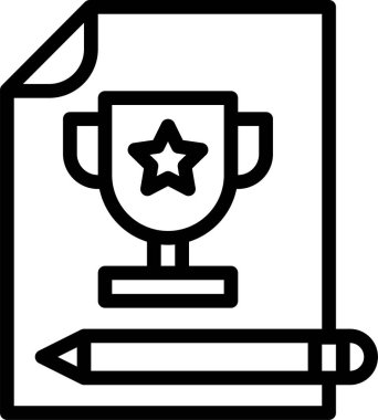 Kazanan ödül vektör illüstrasyonu 