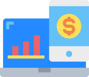 iş raporu minimalist vektör simgesi