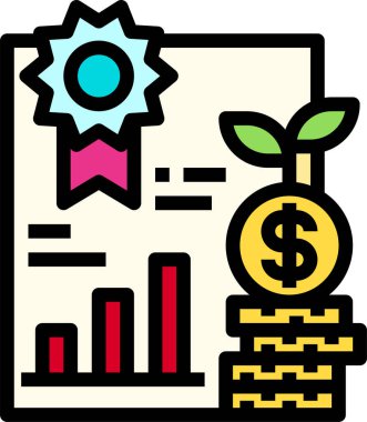 Ödülün minimalist vektör simgesi 