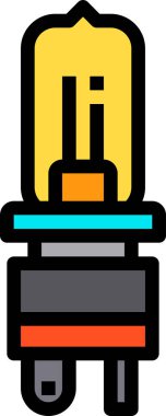 Lamba konseptinin minimalist vektör simgesi