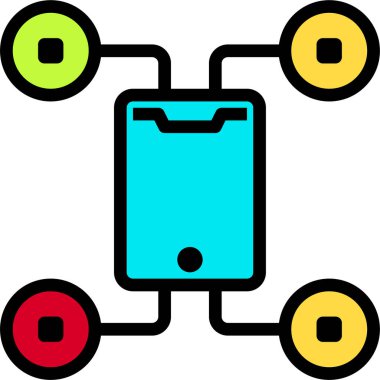 veri teknolojisi yönetim kavramı, vektör illüstrasyonu