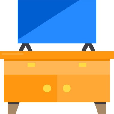 Masa simgesi, vektör illüstrasyonu