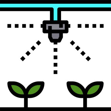 çiftlik simgesi, vektör illüstrasyonu