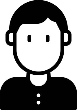 erkek avatar kişi tasarımı, vektör illüstrasyonu  