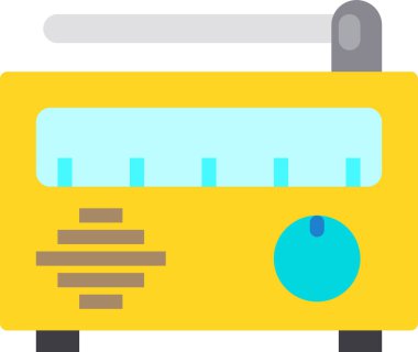 radyo aygıtı vektör simgesi