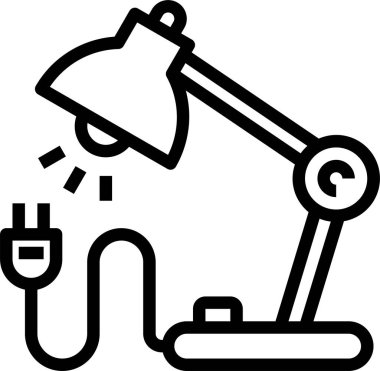 Lamba konseptinin minimalist vektör simgesi