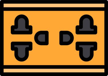 Elektrik prizinin vektör illüstrasyonu