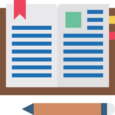 Eğitim simgesi, vektör illüstrasyonu