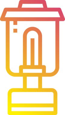 Lamba konseptinin minimalist vektör simgesi