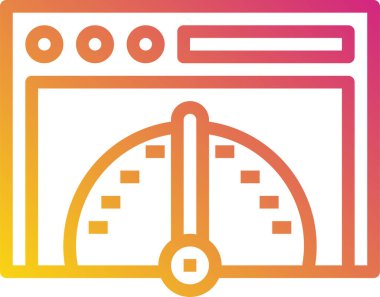 seo modern simgesinin vektör illüstrasyonu