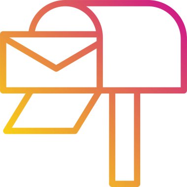 e- posta simgesi vektör illüstrasyonu 