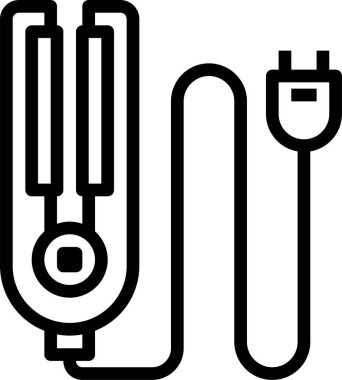 Bilim ve sağlık çizgisi vektör simgesi.