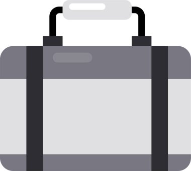 Bagaj çantasının minimalist vektör simgesi