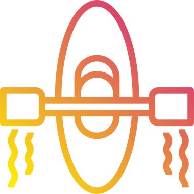 Kano simgesi, vektör illüstrasyonu beyaz arkaplanda izole edildi  