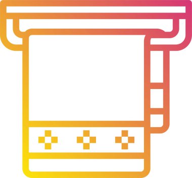 Havlunun basit vektör simgesi