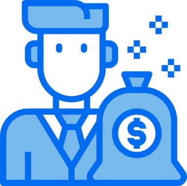 Web siteleri için insan avatar şablonu, vektör illüstrasyonu