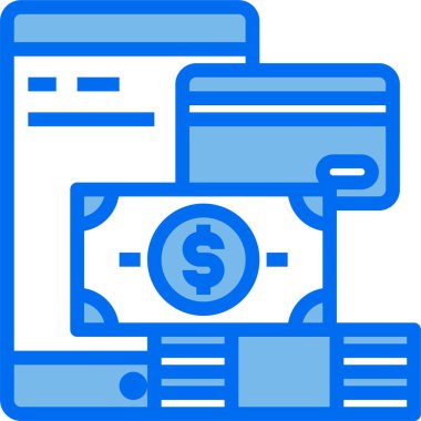 Akıllı telefon simgesinin vektör illüstrasyonu