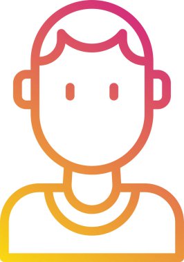 erkek avatar kişi tasarımı, vektör illüstrasyonu  