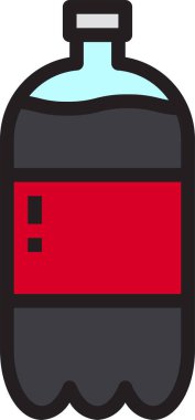 minimalistic vector icon of soda drink