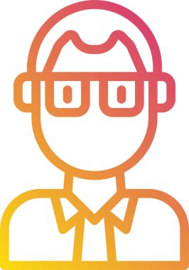 erkek avatar kişi tasarımı, vektör illüstrasyonu  