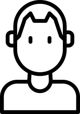 erkek avatar kişi tasarımı, vektör illüstrasyonu  