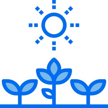 çiftlik simgesi, vektör illüstrasyonu