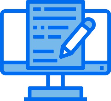 Bilgisayar veri depolamasının vektör illüstrasyon simgesi