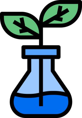 Ekoloji minimalist vektör simgesi