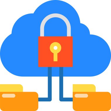 Bulut teknolojisi ikonu. Uzak servis düğmesinin vektör şablonu 