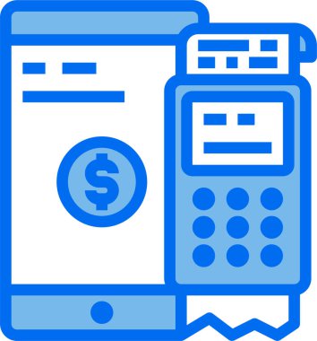 Akıllı telefon simgesinin vektör illüstrasyonu