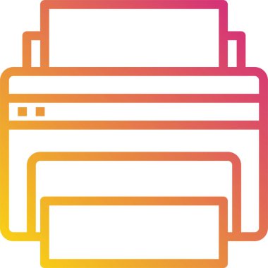 Bilgisayarın stil minimalist vektör simgesi