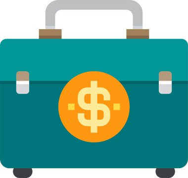 modern tasarım minimalist vektör simgesi, bagaj