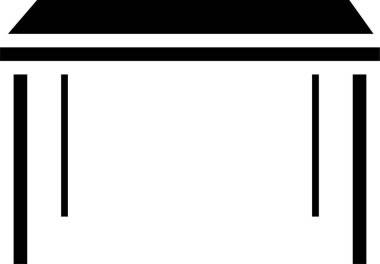 servis simgesi, vektör illüstrasyonu