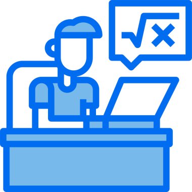 dizüstü bilgisayar çizgisi vektör simgesi.