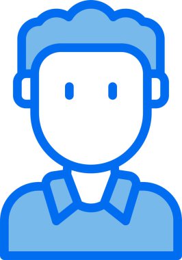 erkek avatar kişi tasarımı, vektör illüstrasyonu  