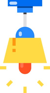 Lamba simgesi vektör illüstrasyonu, ampul simgesi