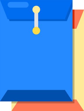 belge simgesi, vektör çizimi 