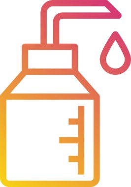 yağ pompası simgesi, vektör illüstrasyonu