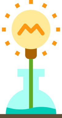 Ekoloji minimalist vektör simgesi