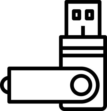 Bilgisayarın stil minimalist vektör simgesi