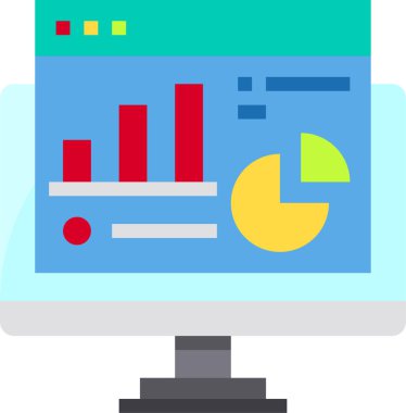 Veritabanı kavramının minimalist vektör simgesi 