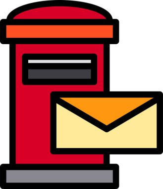 e- posta simgesi vektör illüstrasyonu 