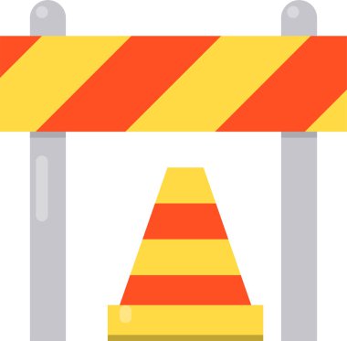 Güvenlik kavramının minimalist vektör simgesi