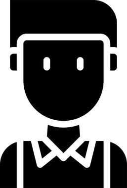 erkek avatar kişi tasarımı, vektör illüstrasyonu  