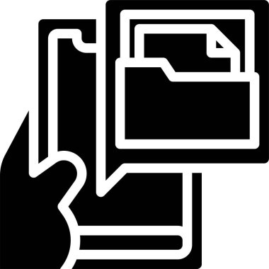 Akıllı telefonun vektör çizimi, teknoloji ve iletişim konsepti 