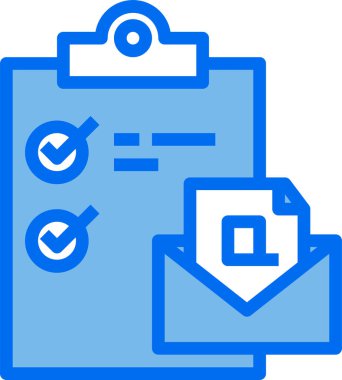 e- posta simgesi vektör illüstrasyonu 