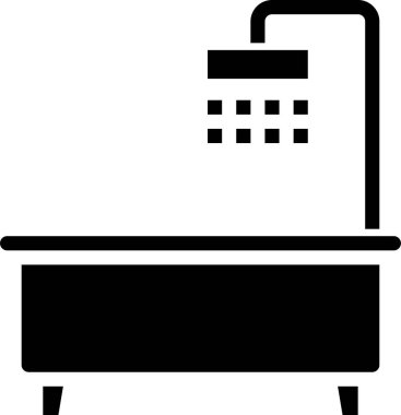 küvet minimalist vektör simgesi