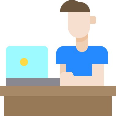 Web siteleri için insan avatar şablonu, vektör illüstrasyonu