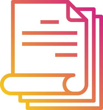 Belge dosyaları vektör illüstrasyonu 