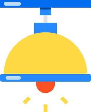 Lamba simgesi vektör illüstrasyonu, ampul simgesi